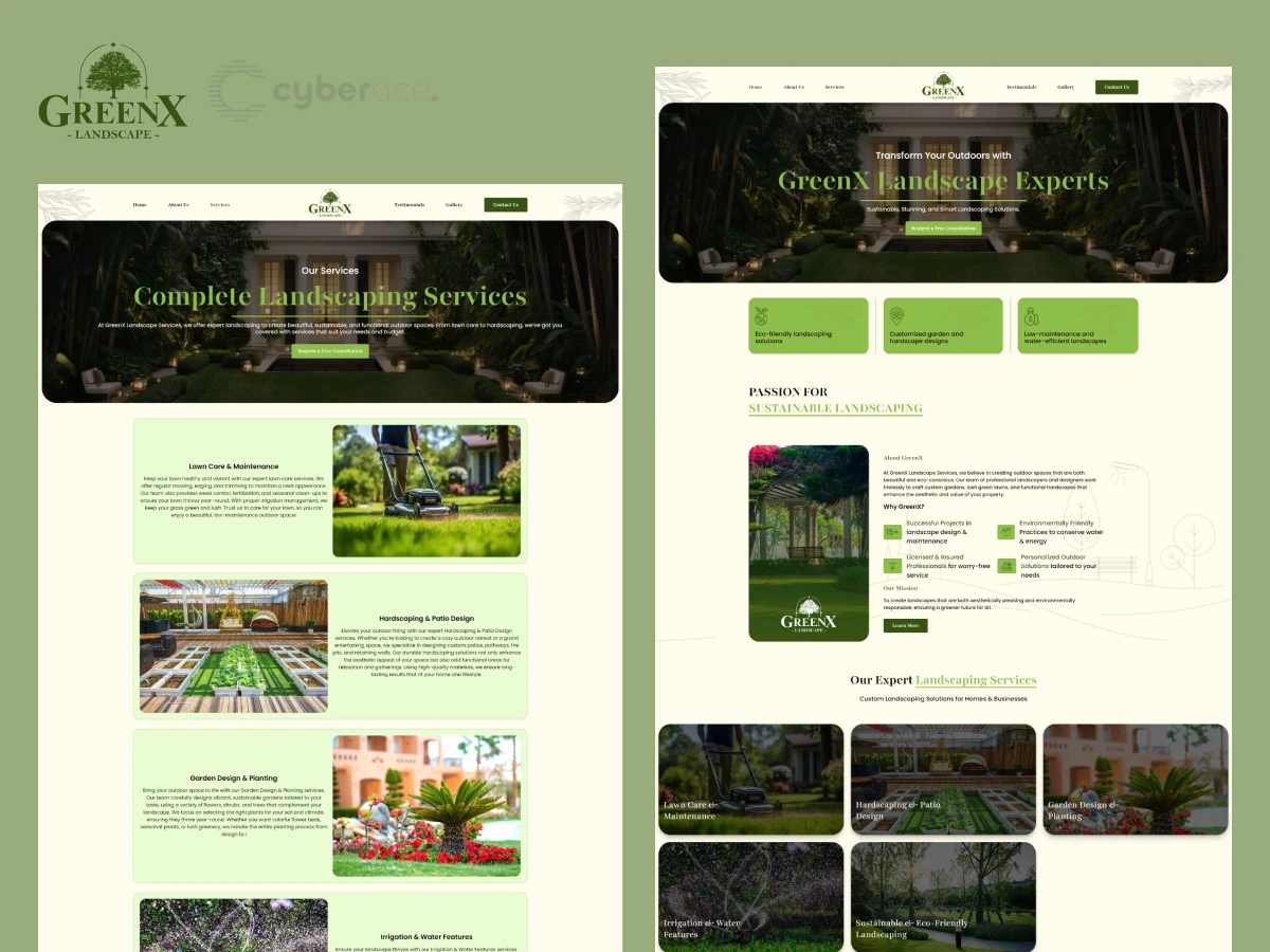 Green X Landscape